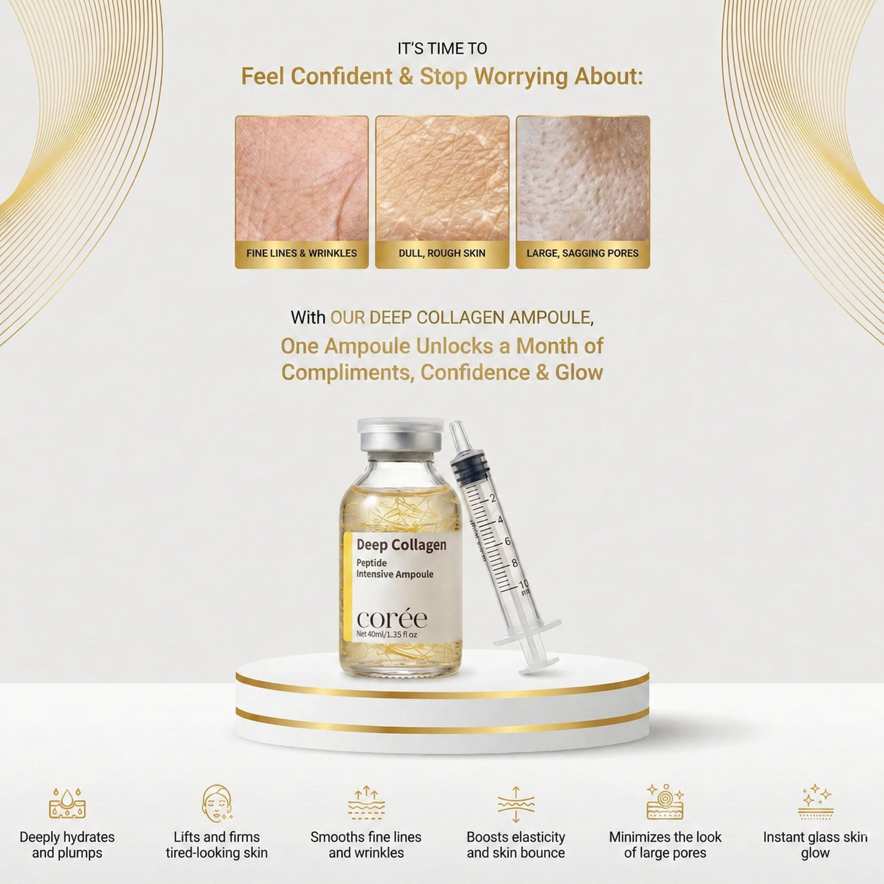 Deep Collagen Lifting Peptide (+1 FREE) - Corée